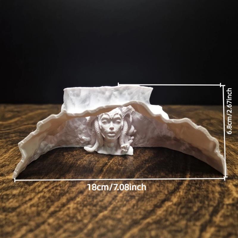 1pc 3D-printed aquarium reptile cave, no-assembly habitat hideout with multi-layered shell, enhances freshwater/saltwater aquarium ecosystem, hiding spot for small fish, shrimp, and turtles