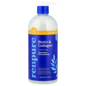 Renpure Volumizing Shampoo, Biotin & Collagen, 24 fl oz (710 ml) Renpure Volumizing Shampoo, Biotin & Collagen, 24 fl oz (710 ml)
