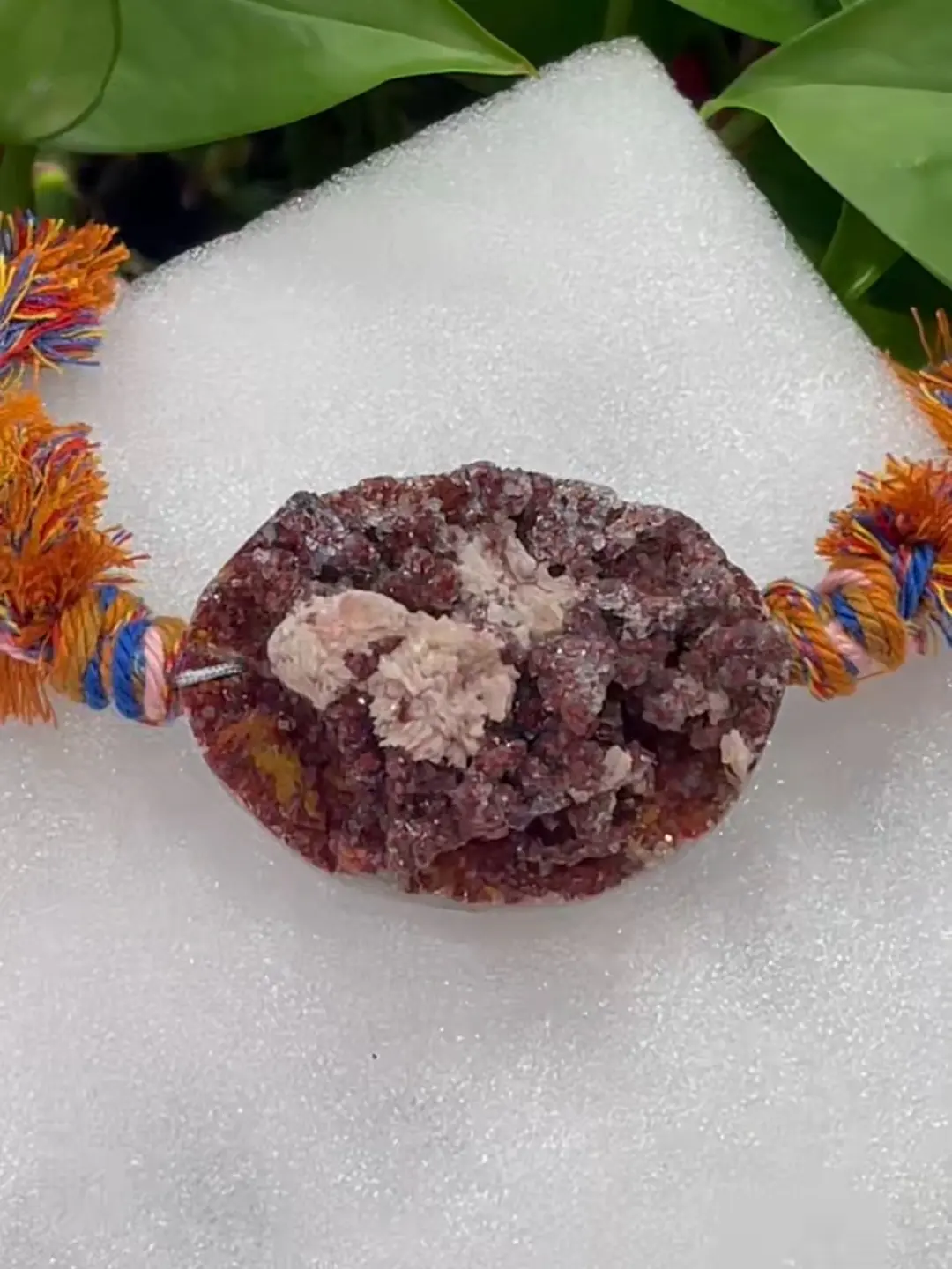Lisa(17355)gc.Purple Fluorite Raw Stone Silver Obsidian Bead Bracelet