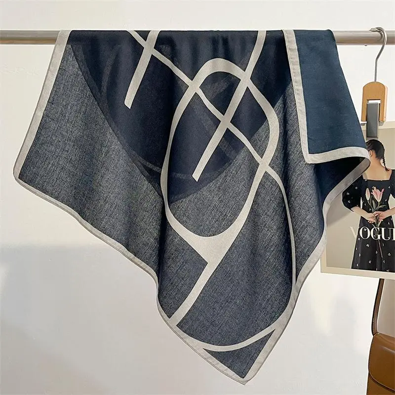 Fashion Handkerchief Print 68*68cm Silk Satin Neck Scarf Women Small Shawl Hair Female Office Lady Bandanna Solid Fashion Handkerchief Print 68*68cm Silk Satin Neck Scarf Women Small Shawl Hair Female Office Lady Bandanna Solid