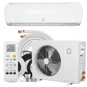 Energy Efficient 12,000 BTU Ductless Mini Split Air Conditioner & Heater – 19 SEER2 Inverter System, 115V, Wall-Mounted – Pre-Charged Heat Pump, Remote, Full Installation Kit, Cools/Heats up to 750 Sq.Ft, Wall Mount, Heat Cooling