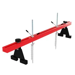 [FLASH SALE] Garvee 1100 Lbs Engine Support Bar With Dual Hooks For Home Garage & Auto Repair Shop, Adjustable 59.06 In, Heavy-Duty Steel