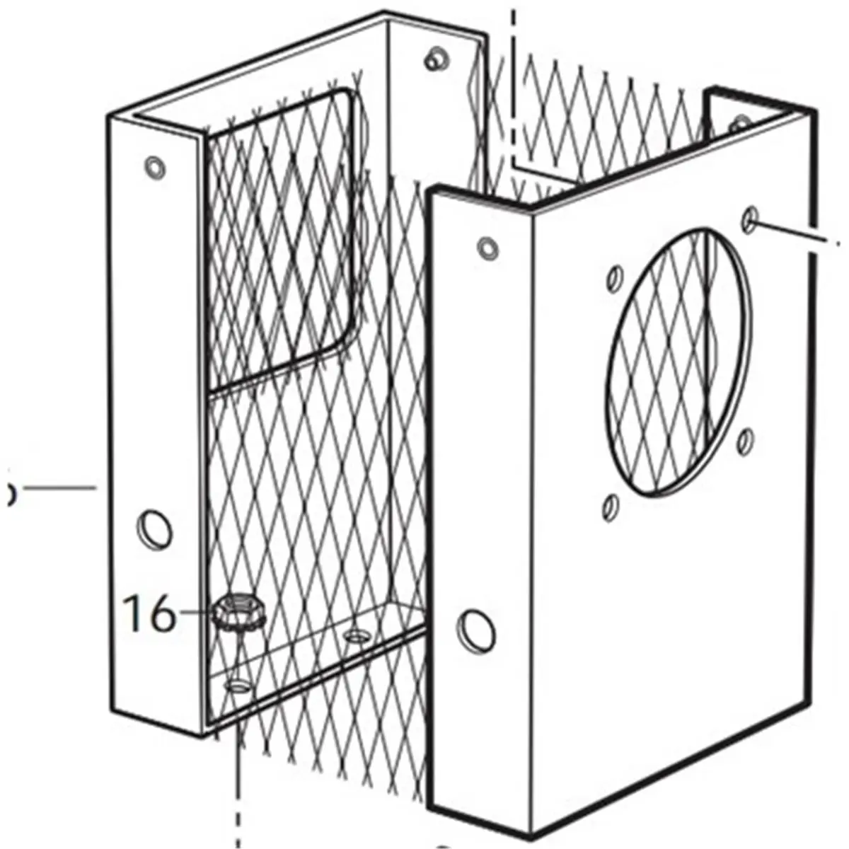 Allegro Industries Standard Blower Housing - Durable, Affordable DIY Accessory, Easy-to-Use Design for Home Repairs, Respiratory Accessories