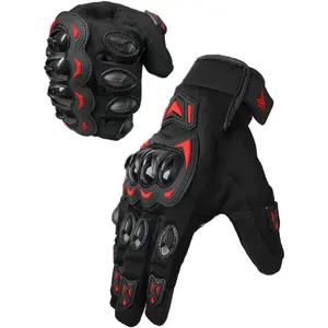 Motorcycle Gloves,Touchscreen Motorbike Gloves with Hard Knuckle Tactical Gloves Riding Gloves Anti-Slip Airsoft Gloves