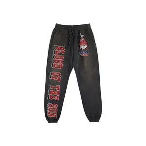 Saint Mxxxxxx x Denim Tears Holy Grail Sweatpants Vintage Black (men) by StockX