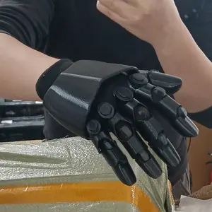 Mechanical Gloves Made of 3D Printed Petg Material, Good Flexibility, Unique Machine Look, Perfect for Role Playing, Great Gift Idea