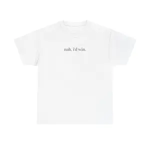 “nah, i’d win.” lowkey anime tee