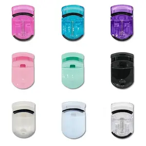 Mini Eyelash Curler Professional Curling Multi-Color Foldable False Eyelashes Auxiliary Tool, Beauty Makeup Gadget for Perfect Lashes