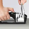 4-stage Professional Knife Sharpener, 1 Count Manual Knife Sharpening Tool, Kitchen Knife Sharpener, Kitchen Accessories, Kitchenware