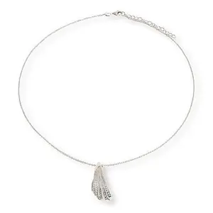 Radiance by Absolute™ 1.68ctw Fluid Wave Pendant with 18" Chain