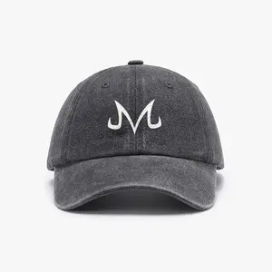 Dragon Ball DBZ Unisex Street Baseball Cap 80s 90s Pattern Anime Hat Men Gift Snapback Fitted Vintage Denim Fabric Iconic Logo Heat Transfer Print Green Dragon Ball Detail