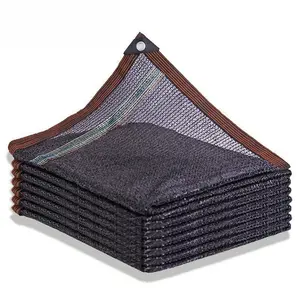 Summer Garden Mesh Shade Cloth with Grommet,70-90% Resistant Sun Shade Breathable Woven PE Mesh for Plant Pergola Patio Yard Greenhouse Chicken Coop Outdoor Shade PE Pool and Outdoor Camping Accessories