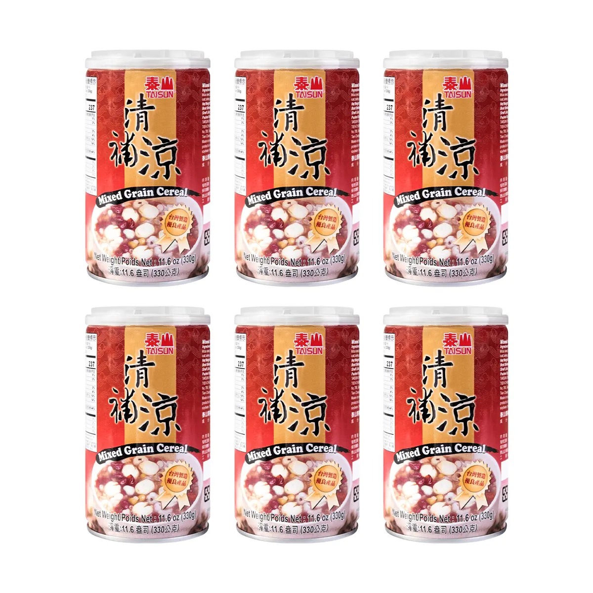 TAISUN Mixed Grain Cereal 330g*6【Value Pack】 TAISUN Mixed Grain Cereal 330g*6【Value Pack】