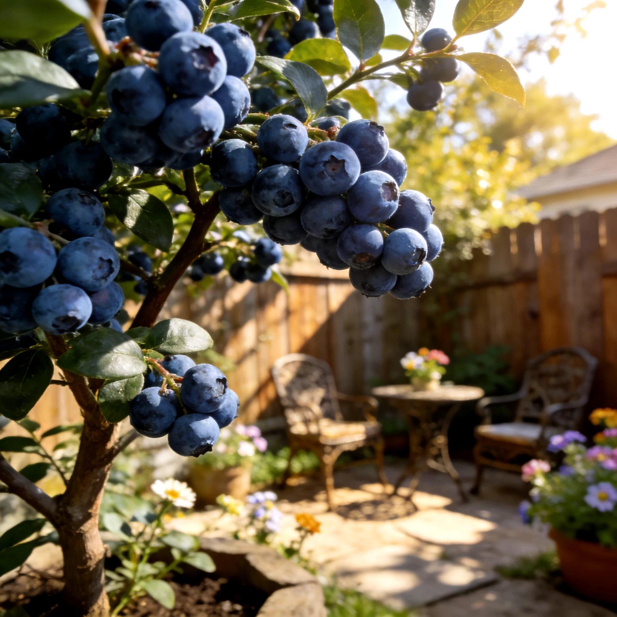 Blueberry Tree Seedlings – Bare Root Shipping – Strong Root System – Perennial Fruit Plants – Low Maintenance – Suitable for Containers or Ground Planting Sapling – Great for Beginners & Home Growing Compact Hardy