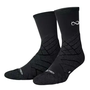 Pro-Tech Infiniti Black Compression Socks with Light Support & Moisture-Wicking Technology for Enhanced Performance and Comfort