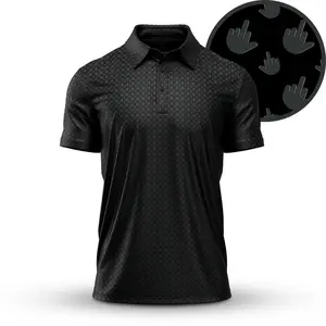 Bogey Bros Men’s Funny Logo Polo Shirt Trendy Quick Dry TikTok Golf Apparel