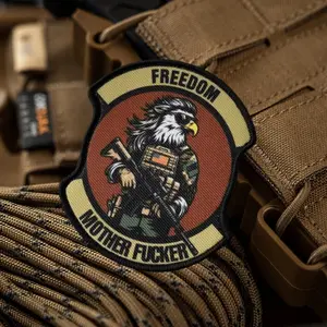 M4 Eagle Rifleman Morale Tactical Patch Soldier Hook&Loop Emblem Military Badge Combat Armband Backpack Stickers