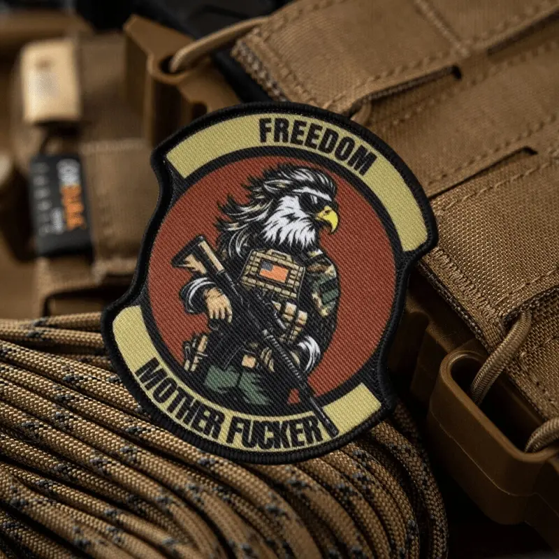 M4 Eagle Rifleman Morale Tactical Camo Patch Design Soldier Hook&Loop Emblem Military Badge Combat Armband Backpack Stickers