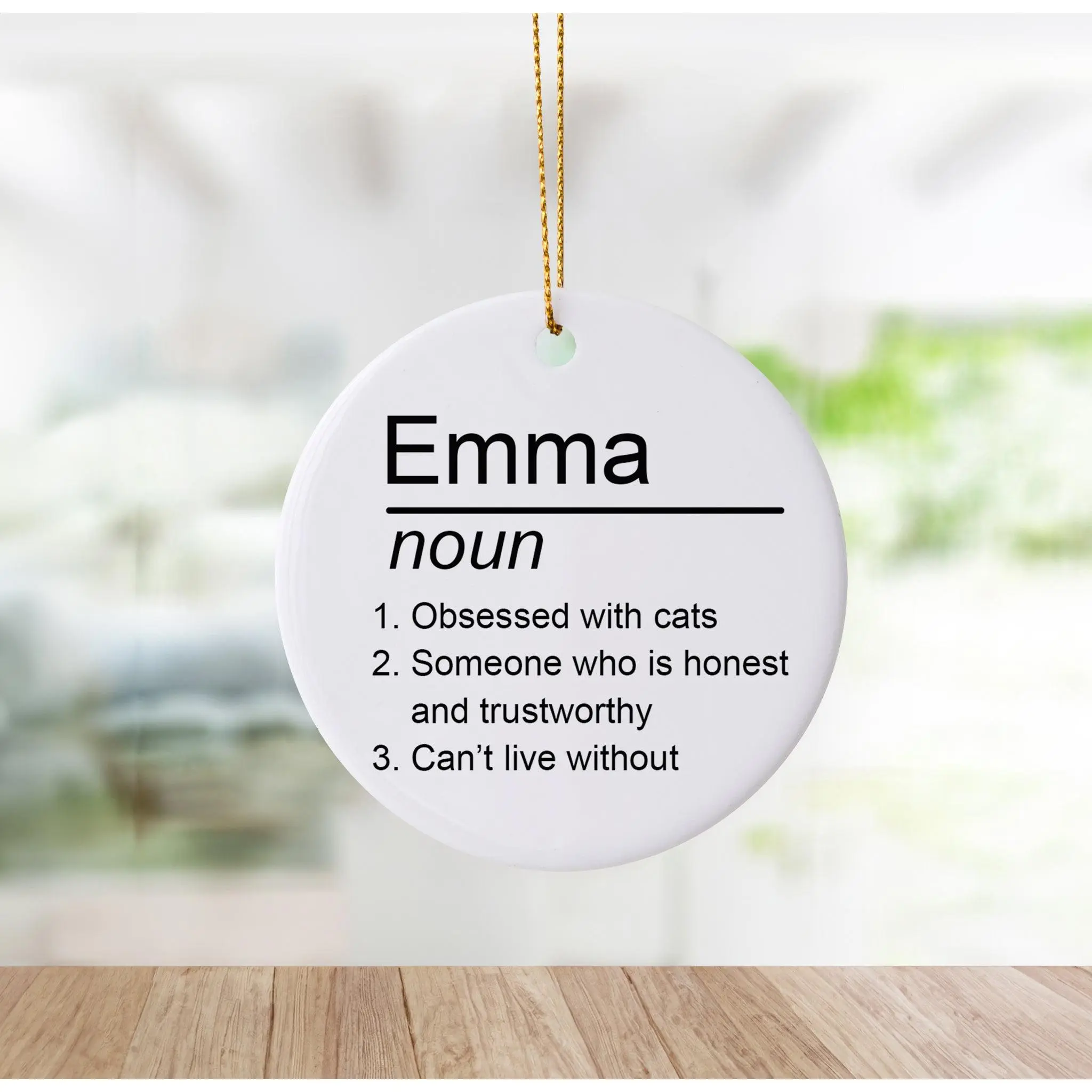 Personalized Name Ornament