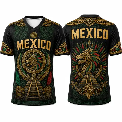 Male Sports Clothing Apparel Jersey - Short-Sleeve Button-Up V-Neck, Cool Mesh Breathable Polyester, Relaxed Sport Fit, Outdoor Heat Ready, Cold Wash, Easy to Match with Casual Outfits Streetwear Top (XXXL)