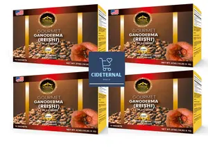 4X Bundle - Eternal Spirit Beauty Ganoderma Instant Coffee 4in1 - Premium Quality Ganoderma Extract - 15 Sachets  - Made in USA
