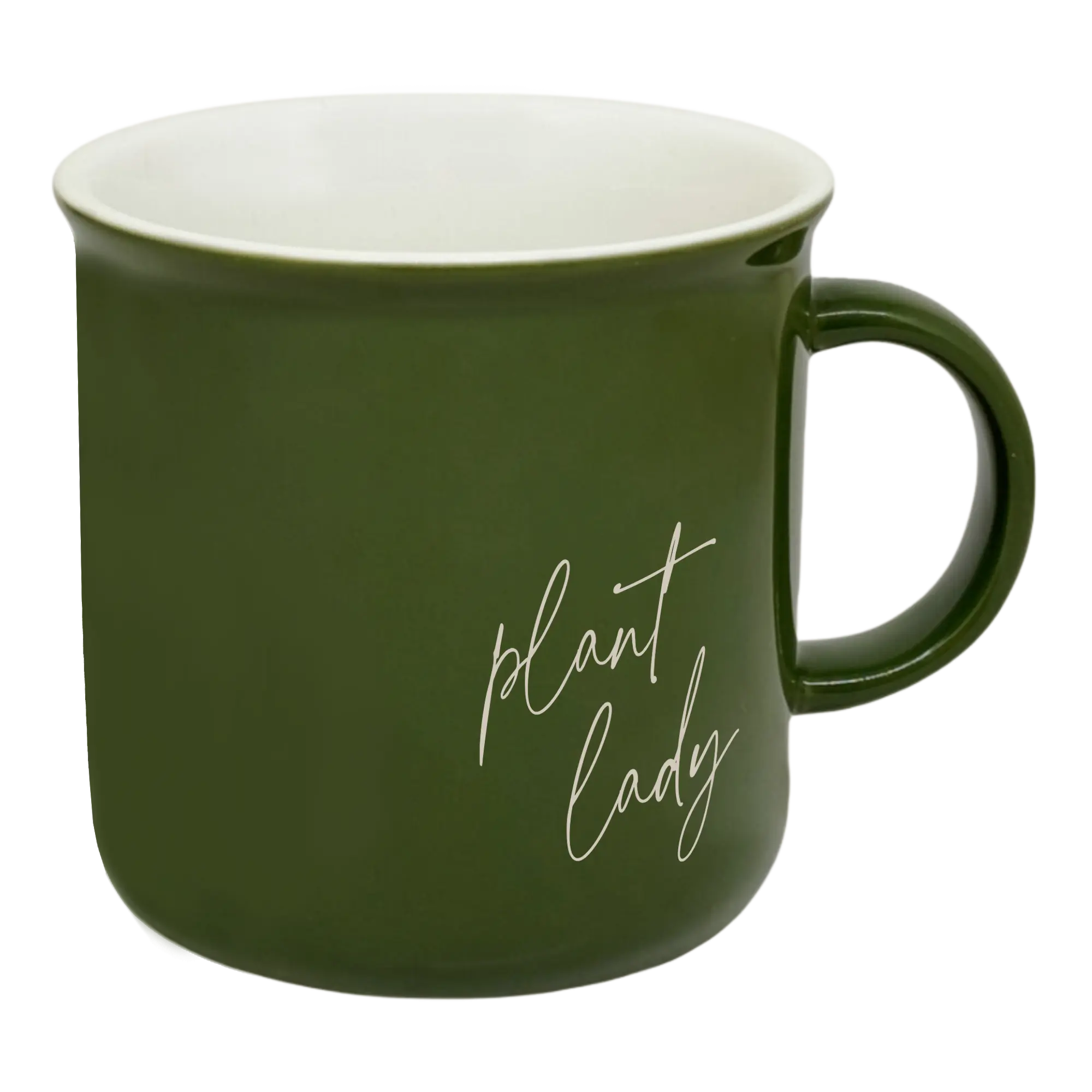 11oz Plant Lady Campfire Mug - Reusable, Plants-Themed Dishwasher Safe Kitchen Drinkware, 3.75"w x 3.63"h Washable Cup for Home Decor & Daily Use