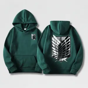 Scouts Wings Icon Double Sides Hoodie, Attack on Titan Tee, Scouts AOT shirt, AOT Merch, Graphic Anime Shirt, Anime Clothing