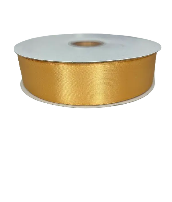 1 1/2" Gold Satin Ribbon Double-face 100 Yds 1 1/2" Gold Satin Ribbon Double-face 100 Yds