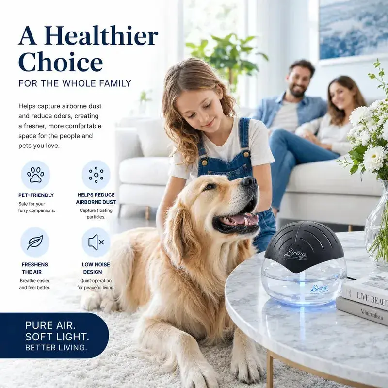 Sirena Twister Black Water Filter Air Purifier