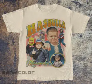 Hasbulla Shirt, Celebrity shirt, Classic 90s Graphic Tee, Unisex, Vintage Bootleg, Retro, Funny, Meme Shirt
