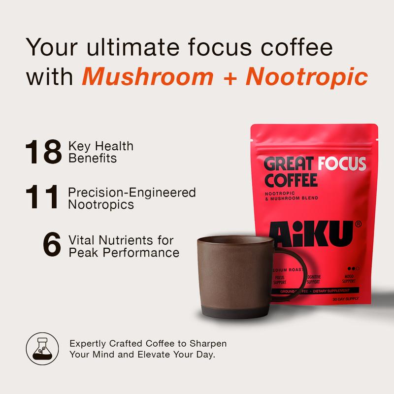 Performance Focus Coffee – Mood, Energy & Zero Crash