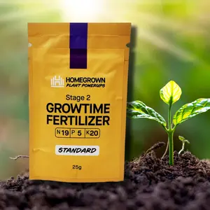 Homegrown Plant Powerups - Standard Fertilizer - Growtime - Stage 2 - (N)19|(P)5|(K)20