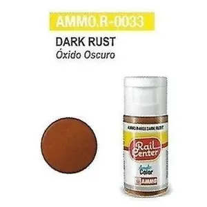 Rail Center Paint R-0033, Dark Rust, 15ml bottle, Acrylic Paint