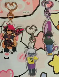 Chibi Devlog Character Keychains