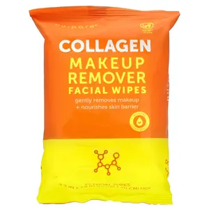 Nu-Pore Collagen Makeup Remover Facial Wipes, 25 Wipes