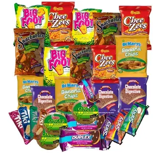 Taste of Yard Jamaica Mega snack Box - 28 Items in the image.