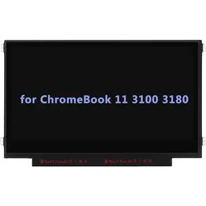 11.6" Screen Replacement for  ChromeBook 11 3100 3120 3162 3164 3180 I3180 3181 C3181 5190 P26T FGF20 0FGF20 LCD LED Display Panel 1366x768 30 Pin (Side Brackets Non Touch)