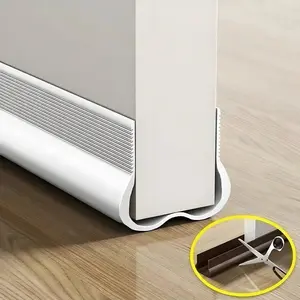 Adjustable Door Draft Stopper, Waterproof Sealing Strip, Noise Reducing Door Bottom Guard, Soft Door Bottom Sealing Baffle for Soundproofing, Door Hardware