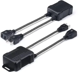 H7 LED Headlight Canbus Decoder Error Free Capacitors Resistors for LED Lights, Anti Flicker Harness Adapter for Cars Trucks, Pack of 2