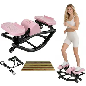 Resistance Exercise Steppers - Home Gym Fitness Equipment, 300 lbs Weight Capacity Multi-Muscle Strength Trainer for Glute Bands, Arm & Thigh Workouts, Noiseless Gear for Men & Women