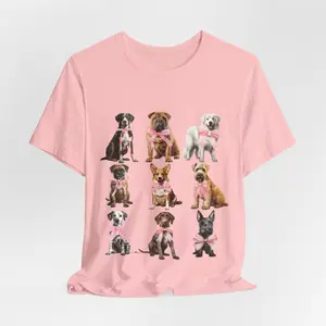 Coquette Style Bow Dog T-Shirt for Fashionable Pet Lovers