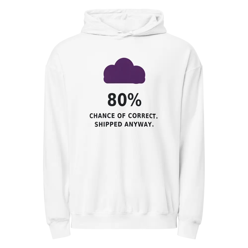 Shipped Anyway Hoodie - Funny Software Engineer Gift - Garment Dyed Unisex Fleece Pullover, Sizes S to 3XL