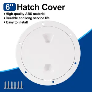 6-inch Round Marine Inspection Hatch Cover, Non-Slip, Durable, Suitable for Kayaks, Yachts, and Outdoor Activities