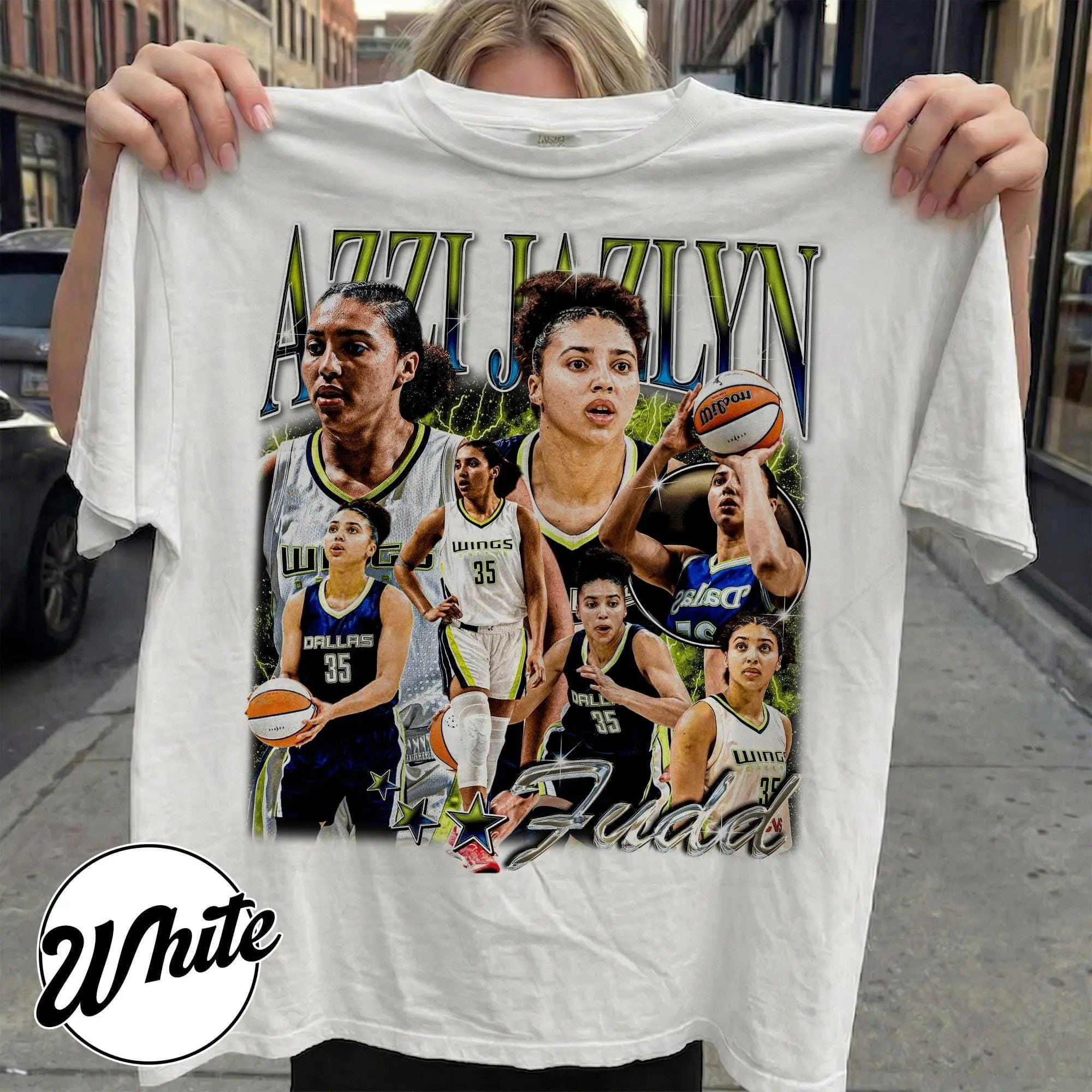 Azzi Fudd Dallas Basketball Bootleg Comfort Colors Shirt