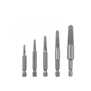 Electric Screw Extractor Set with Hexagon Tool, Fast Release Broken Bolt Remover for Efficient Repair, Essential Tool for DIY Projects
