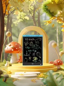 LCD Writing Tablet 10 Inch Electronic Writing Drawing Pad Portable Doodle Board Gifts for Kids Office Memo Home Whiteboard Black