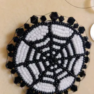 Women's Web Beaded Barrette Hair Accessory