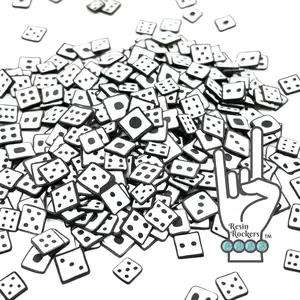 Dice Polymer Clay Pieces