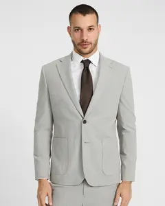 Express Slim Houndstooth Stretch Suit Jacket