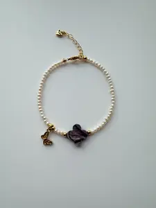 Baroque Abalone Pearl Bracelet, Elegant Jewelry Accessory, Unique Design, Perfect Gift Idea, High-Quality Craftsmanship